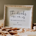 Affiche STELLA Funny Open Bar Signale, Les Boissons Sont S<br><div class="desc">Découvrez le charme captivant de notre collection Stella, méticuleusement conçue pour insuffler à votre baby shower un air de minimalisme moderne et une touche de sophistication pointue. Conçue pour mêler harmonieusement charme bohème et élégance intemporelle, cette collection polyvalente garantit l'élévation de l'esthétique de tout baby shower de style, transformant votre...</div>