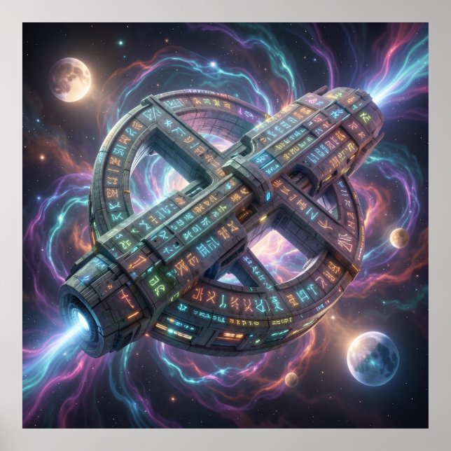 Affiche Stellar Path – Journey Through the Universe´8 (Devant)