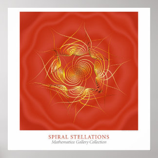 Affiche Stellations en spirale