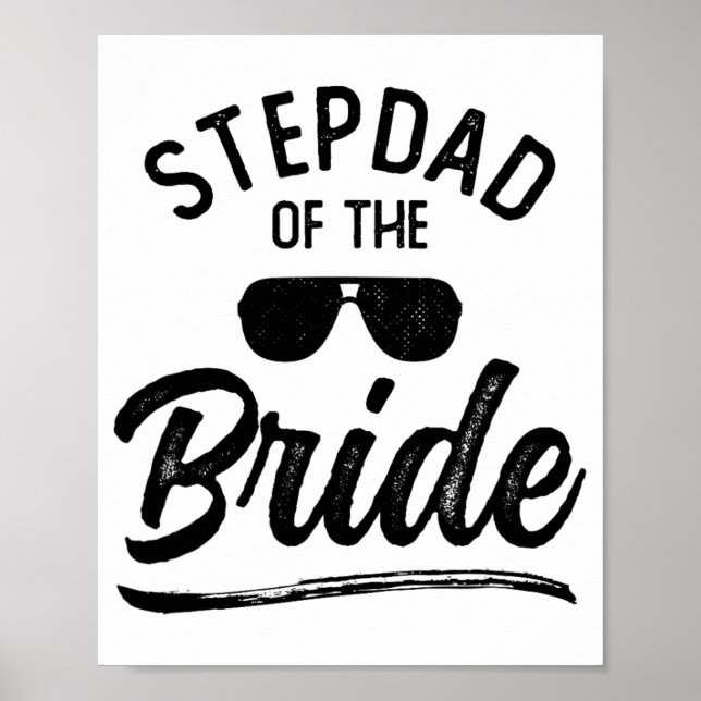 Affiche Stepdad De La Mariée À La Fête De Mariage Correspo (Devant)