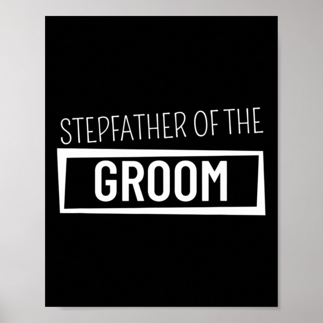 Affiche Stepfather Du Mariage Groom Bachelor Party Gro (Devant)