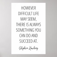 Stephen Hawking Citation Inspirationnelle