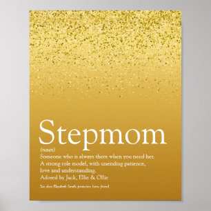 Affiche Stepmaman, Stepmère Définition Gold Parties scinti
