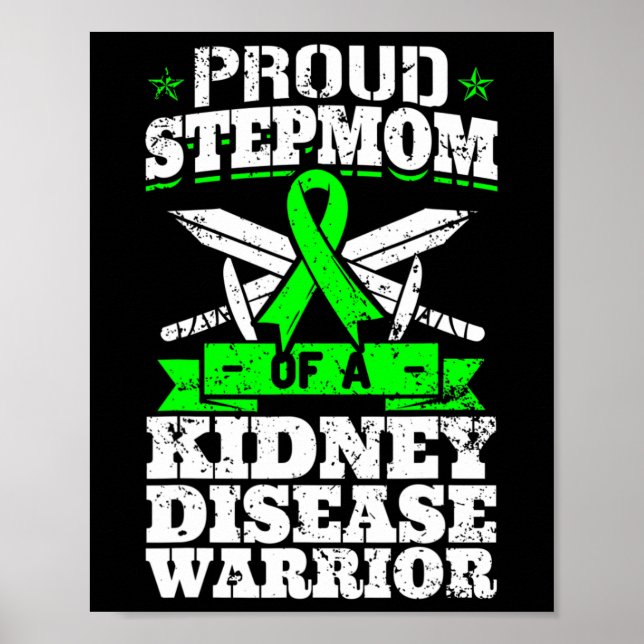Affiche Stepmère D'Une Maladie Du Rein Guerrier Renal Laur (Devant)