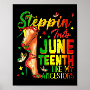 Affiche Steppin Dans Junetten Comme Mes Ancêtres High Hein