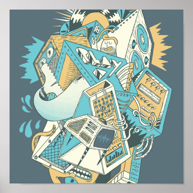 Affiche Stéréocromatico (Devant)