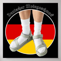 Stéréotypes de German Fashion Taste White Sock San