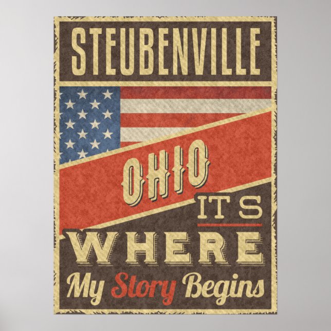 Affiche Steubenville Ohio (Devant)