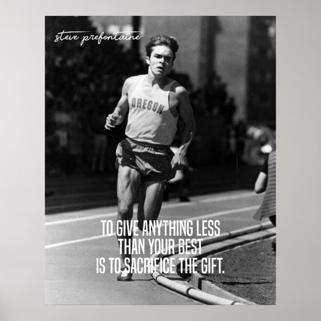 Affiche Steve Prefontaine Stop Pre (Devant)