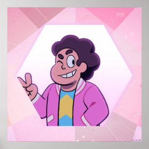 Affiche Steven Universe   Portrait diamant rose