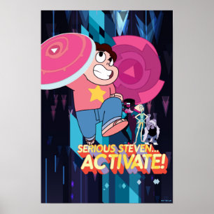 Affiche Steven Universe   Sérieux Steven... Activez !