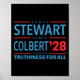 Affiche Stewart &amp ; Colbert 2028 Truthiness For All, Fu