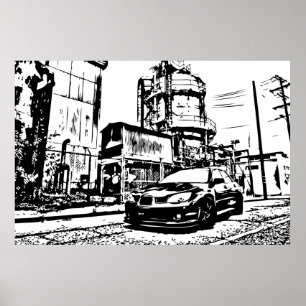 Affiche Sti "Les Rues"