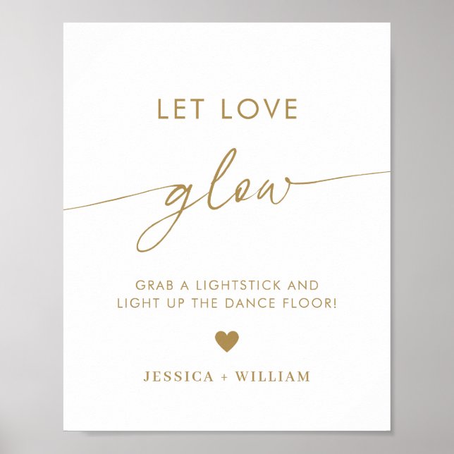 Affiche Stick Gold Script Let Loss Llow Mariage Llow Stick (Devant)