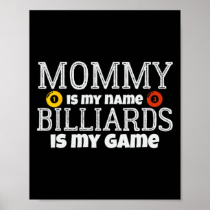 Affiche Stick Snooker Stick Rack Players Billard Poo