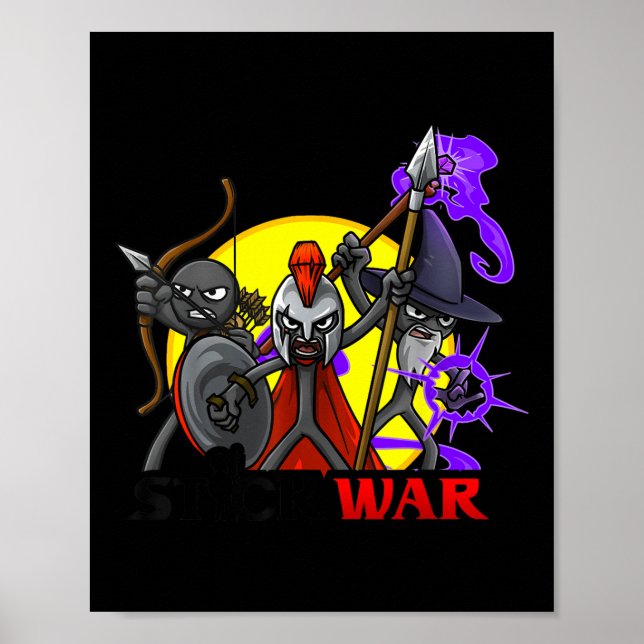 Affiche Stick War - Atreyos, Magikill Et Archidon Dans (Devant)