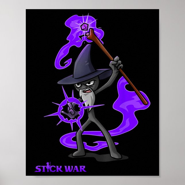 Affiche Stick War - Magikill - Stick War 3 (Devant)
