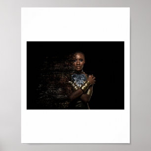 Affiche Sticker à dispersion de la reine noire