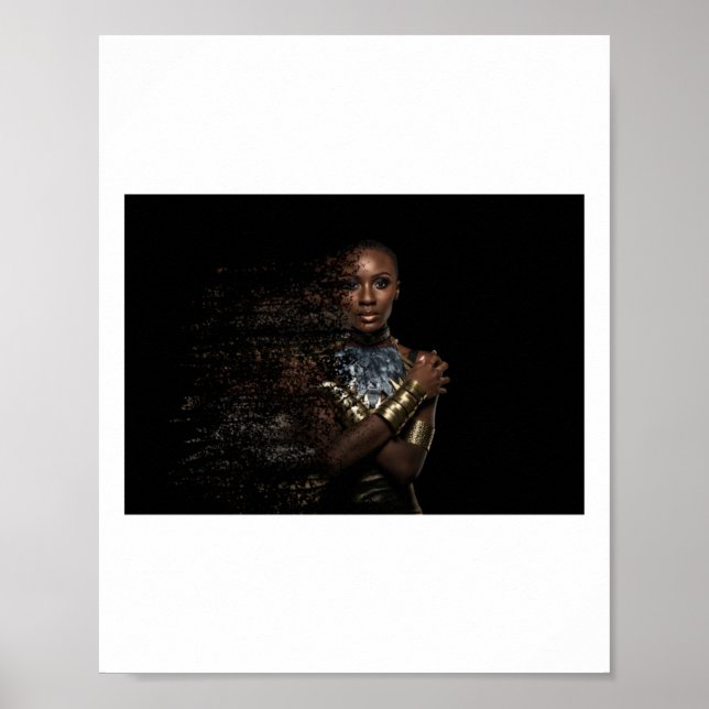 Affiche Sticker à dispersion de la reine noire (Devant)