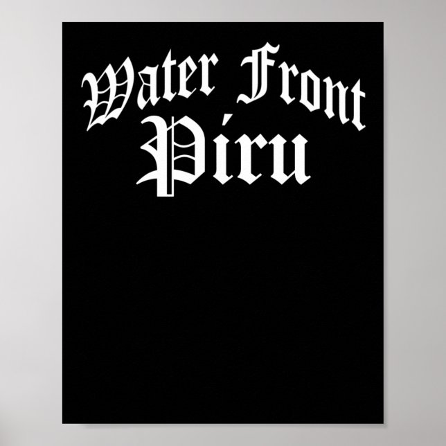 Affiche Sticker avant Piru (Devant)