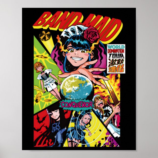 Affiche Sticker Bm World Domination Tour (Devant)