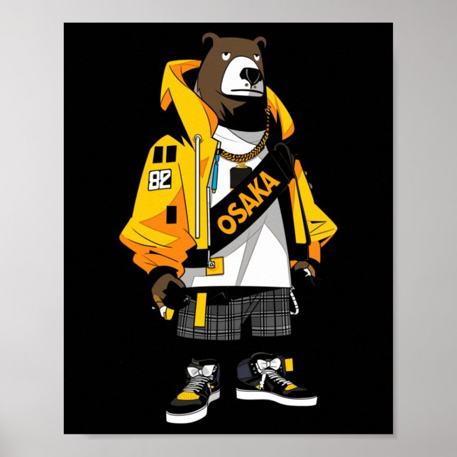 Affiche Sticker Boutique Bruin (Devant)