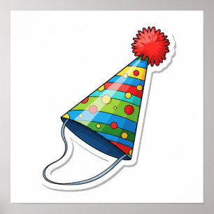 Affiche Sticker Casquette