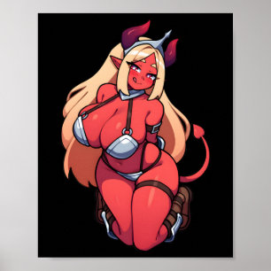 Affiche Sticker d'art Imaginaire démon de vol séduisant