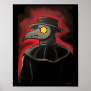 Affiche Sticker de peinture de Peste Doctor