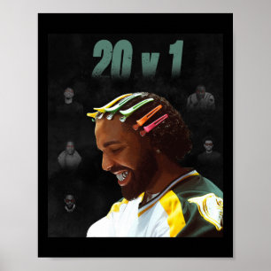 Affiche Sticker Drake 20 V 1