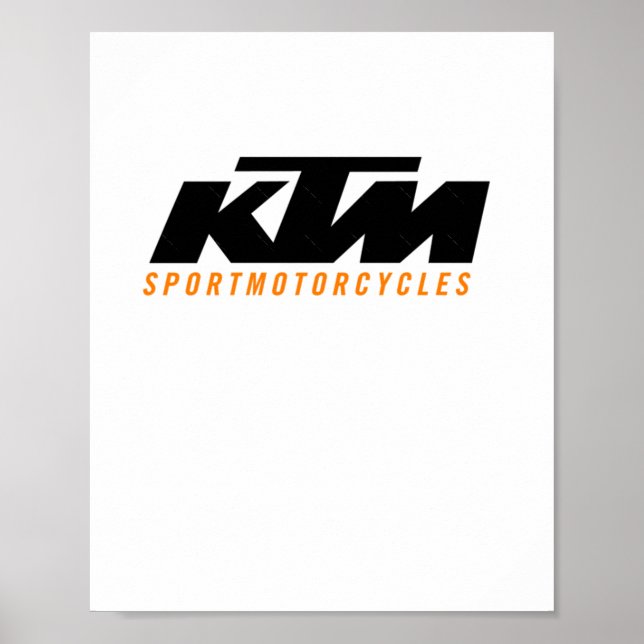 Affiche Sticker du logo Ktm2 (Devant)