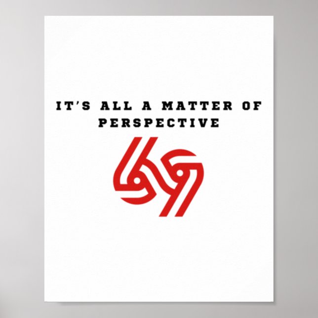 Affiche Sticker en perspective (Devant)