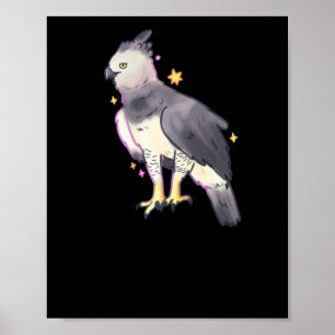 Affiche Sticker Harpy Eagle Art