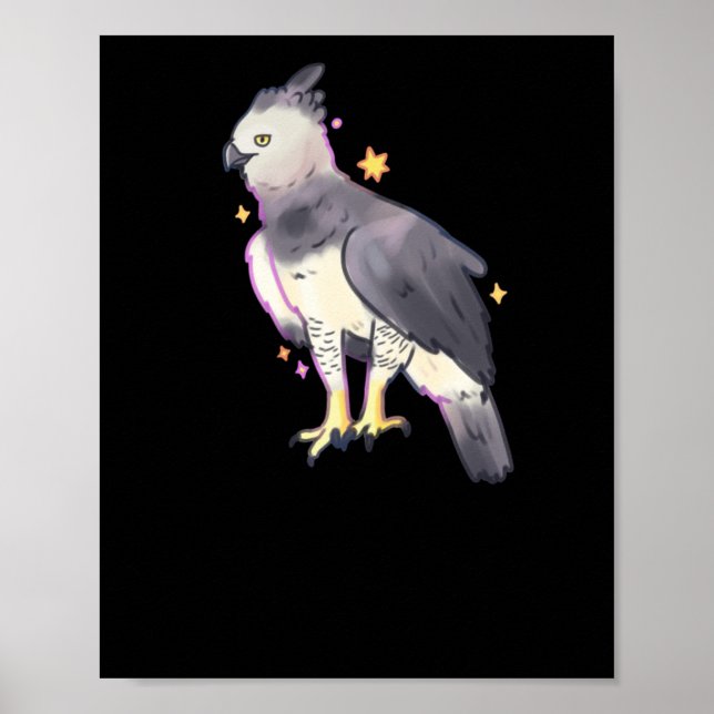 Affiche Sticker Harpy Eagle Art (Devant)