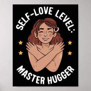 Affiche Sticker Hugger Master Niveau d'amour personnel