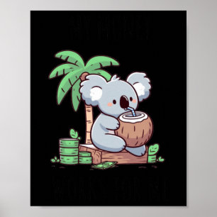 Affiche Sticker Koala Revenu Pive