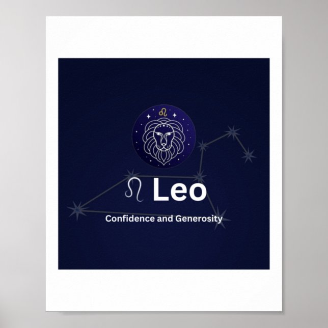 Affiche Sticker Léo Zodique (Devant)