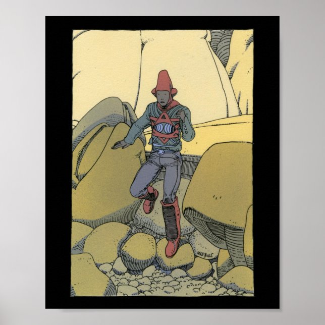 Affiche Sticker Moebius intérieur (Devant)
