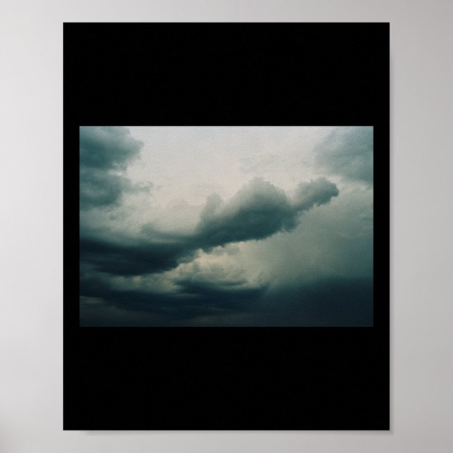 Affiche Sticker Moody Clouds Sky (Devant)