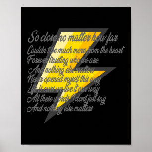 Affiche Sticker Nothing Else S (paroles)