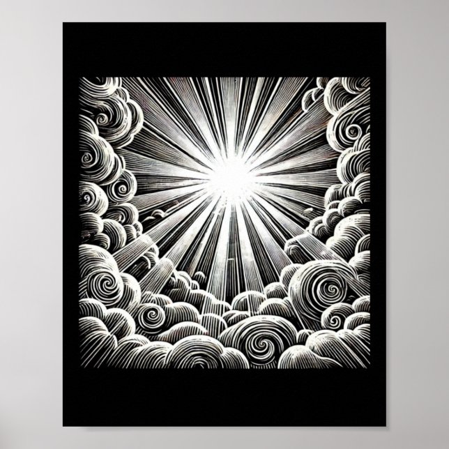 Affiche Sticker Par Aspera Ad Lux (Devant)