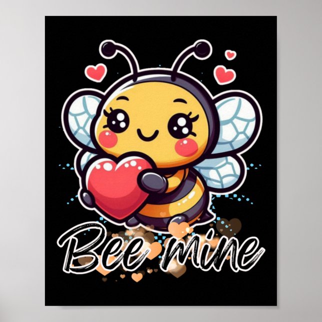 Affiche Sticker pour la mine d'abeilles (Devant)