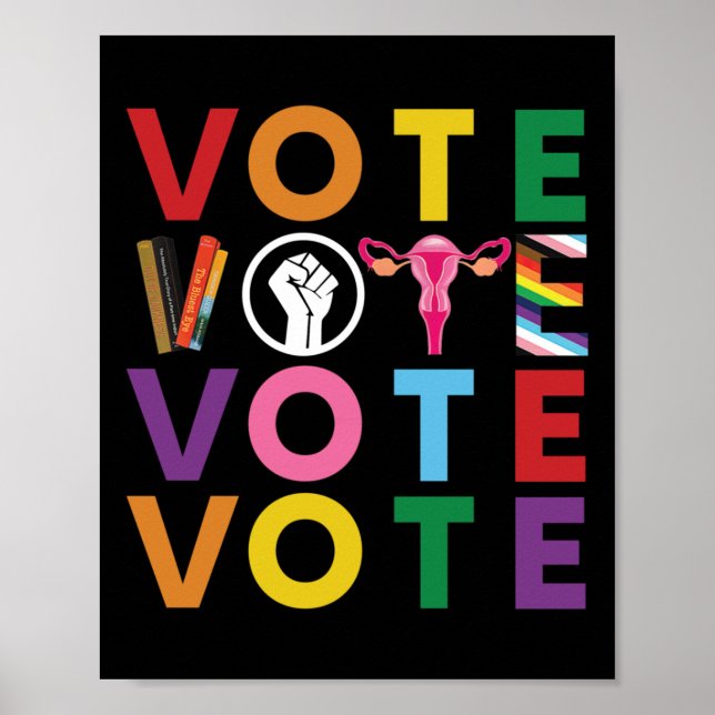 Affiche Sticker pour l'égalité de vote1 (Devant)