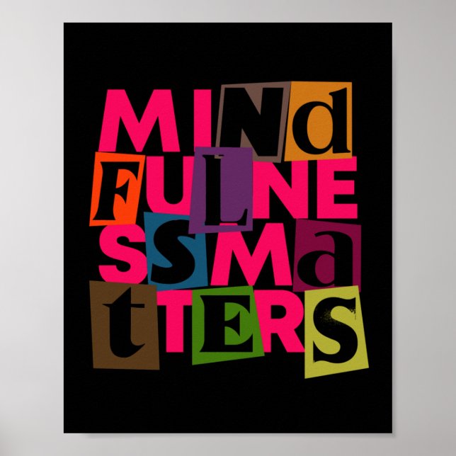 Affiche Sticker S Mindfulness (Devant)