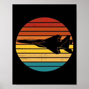 Affiche Sticker Soleil Ff-15 Eagle Retro Set