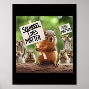 Affiche Sticker Squirrel Lives