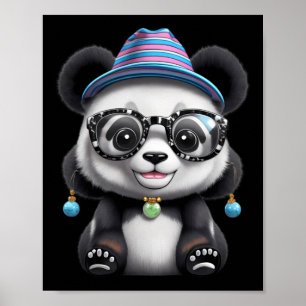 Affiche Sticker style reggae Angela Pandaminium