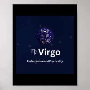 Affiche Sticker Virgo Zodiac