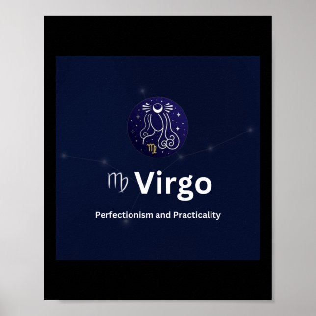 Affiche Sticker Virgo Zodiac (Devant)
