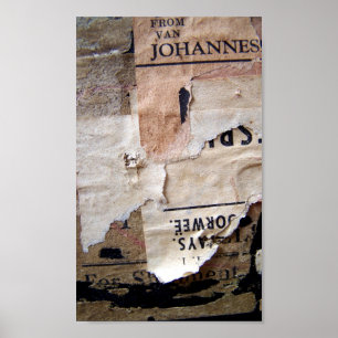 Affiche Stickers Vieux Bagages